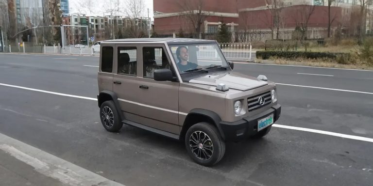This hilarious Chinese G-Wagon knock-off is suspiciously cheap