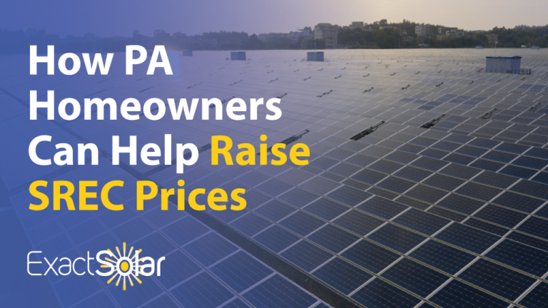 How PA Homeowners Can Help Raise SREC Prices